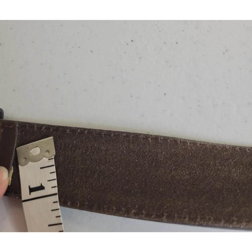 Casual Belt Brown‎ Faux Leather Formal Business Work Office Men's Size XL